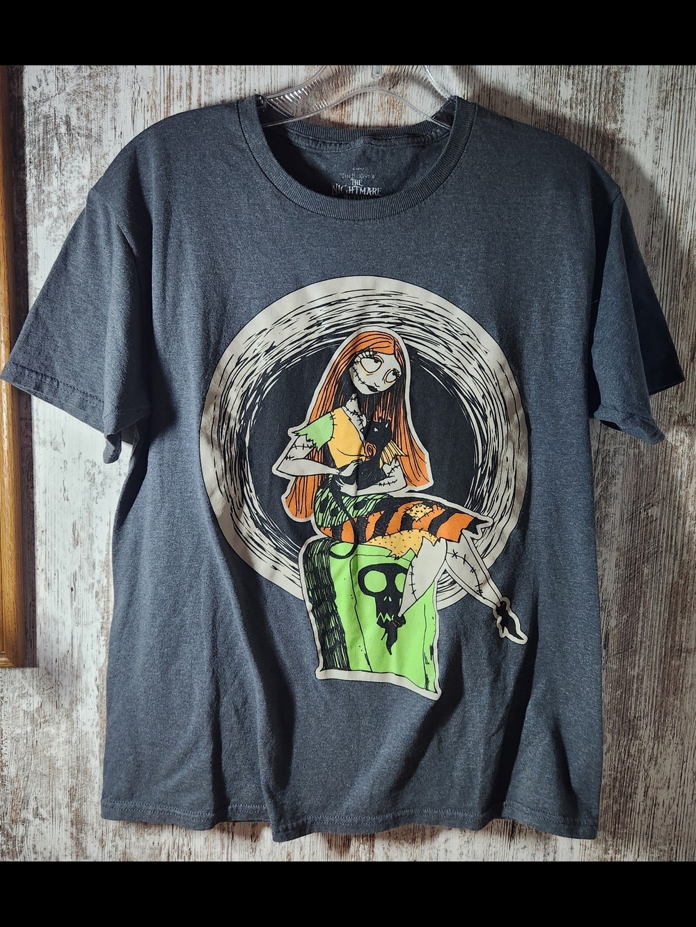 Disney Charcoal Neon Green Orange Sally Graphic The Nightmare Before Christmas
